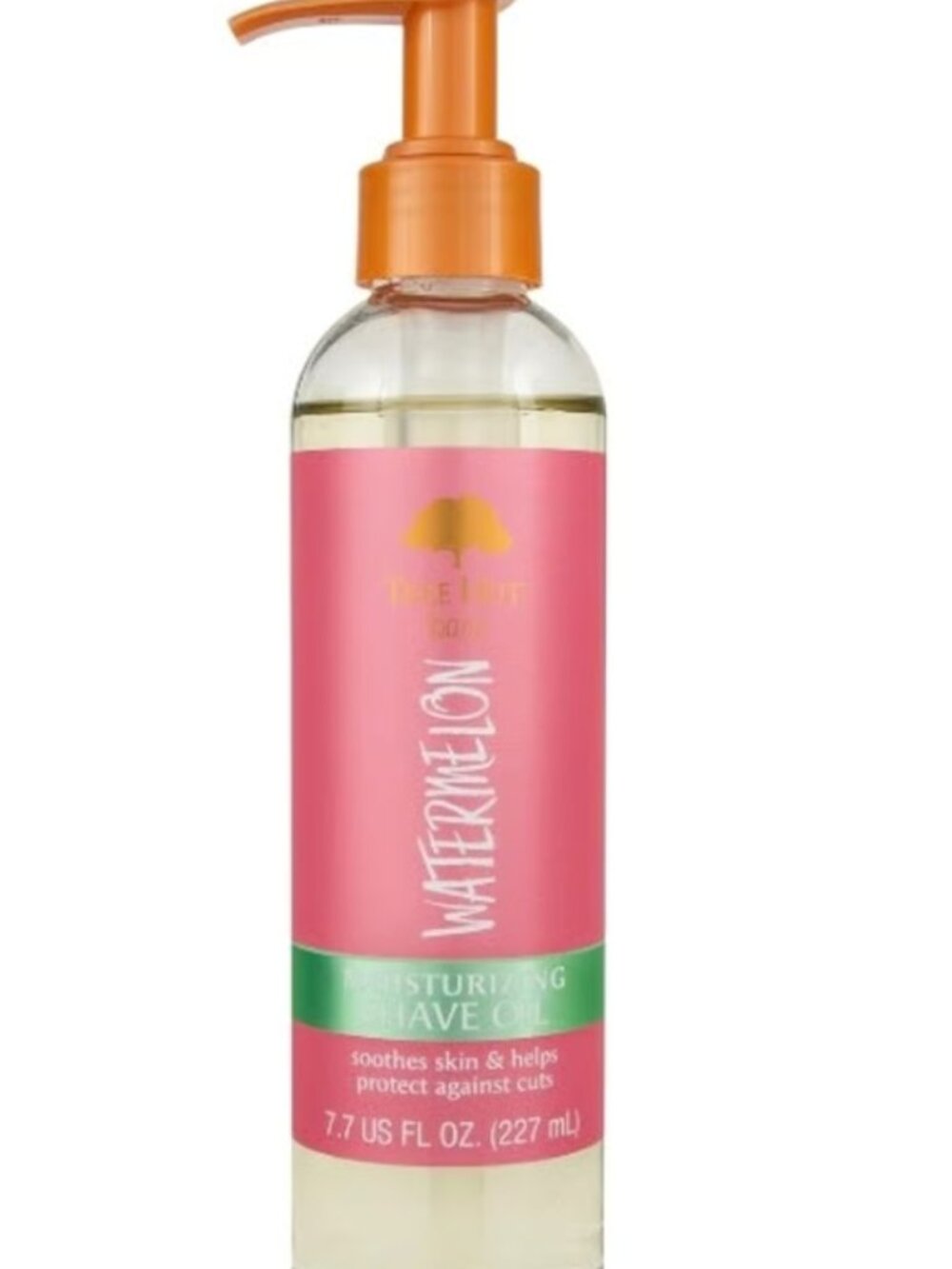 Tree Hut Moisturizing Shave Oil Watermelon, 7.7 fl oz, Gel-to-Oil Formula